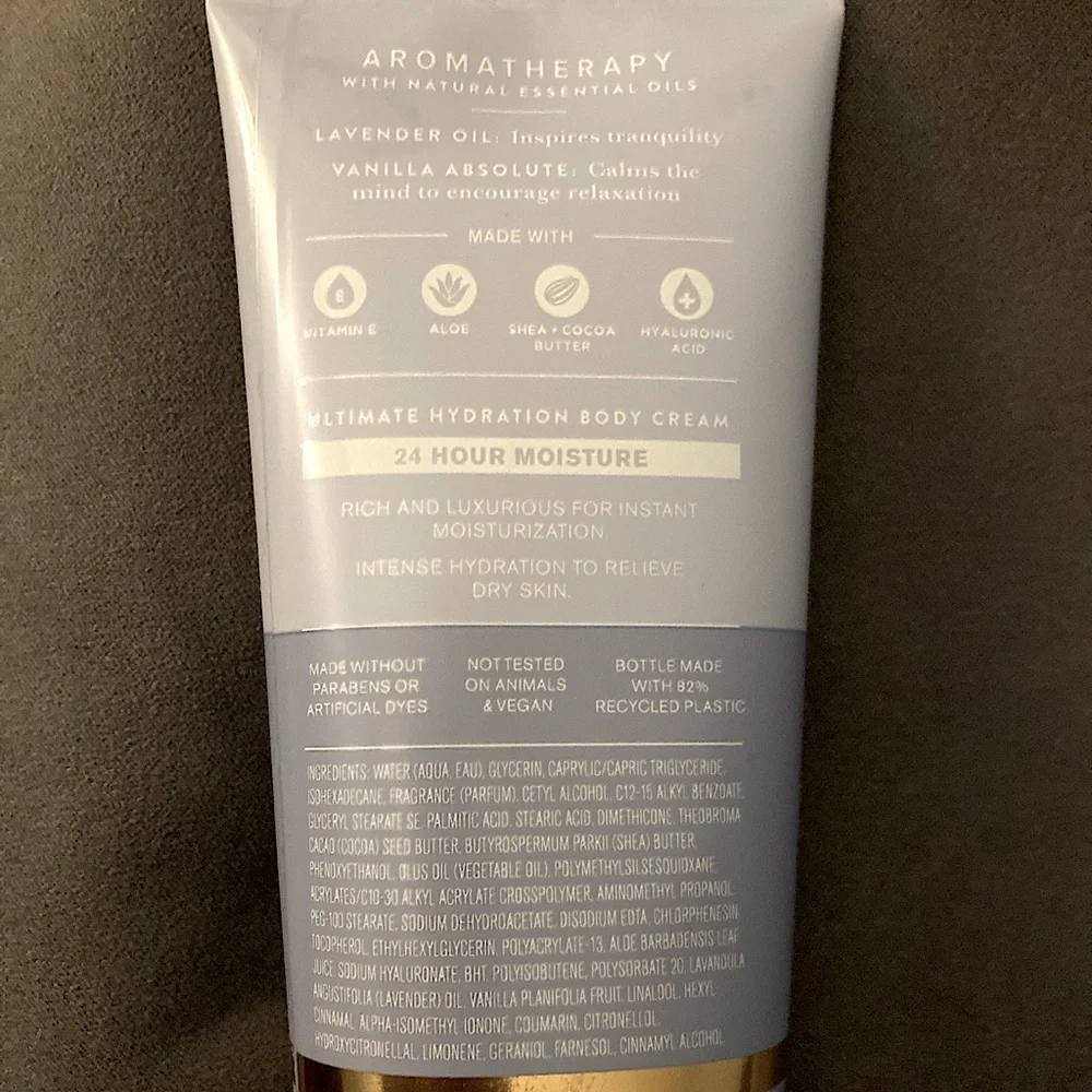 New BBW Aromatherapy Sleep lavender vanilla scrub & lotion set